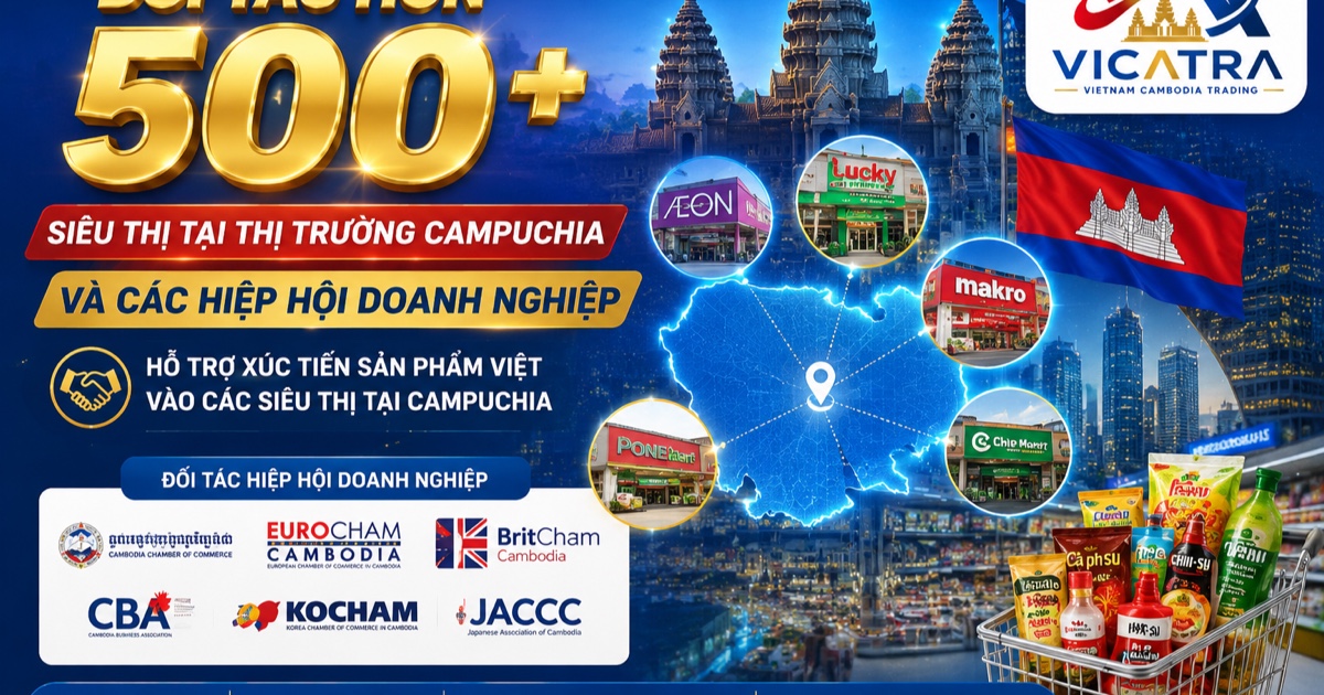 Website xúc tiến thương mại VICATRA